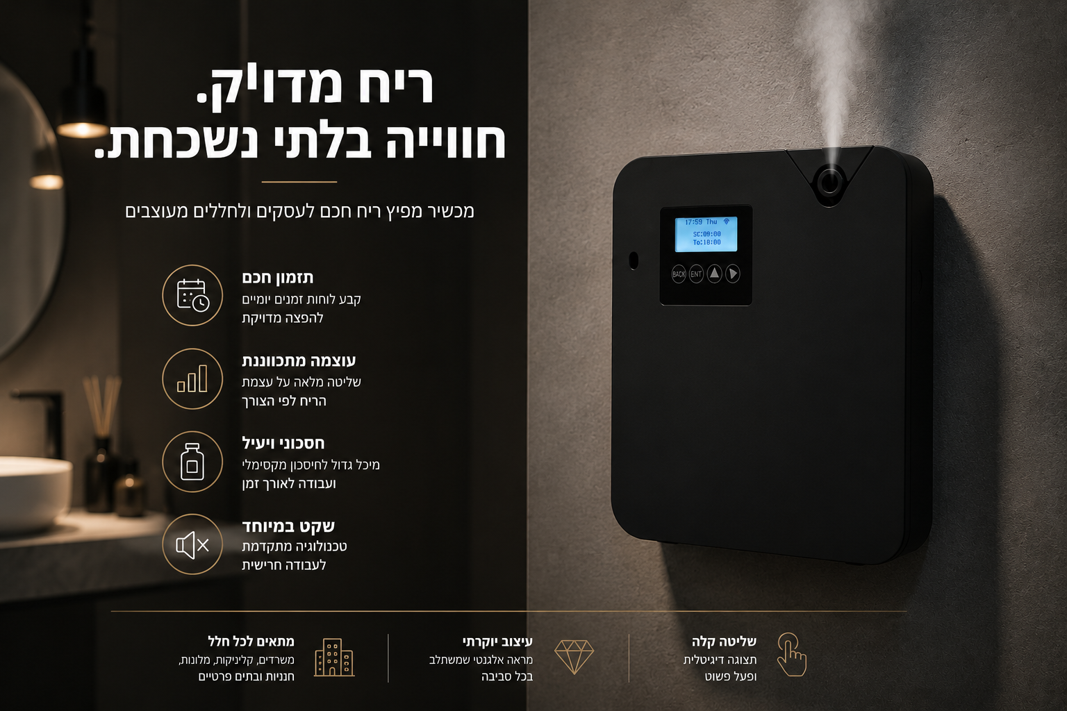 מפיץ ריח יוקרתי לבית