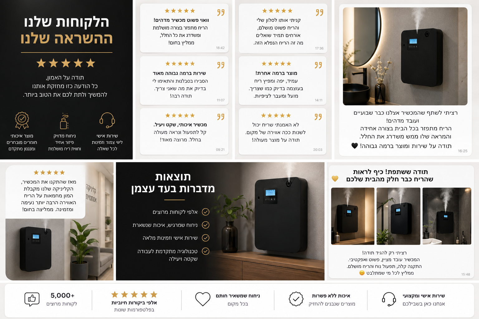 מפיץ ריח יוקרתי לבית